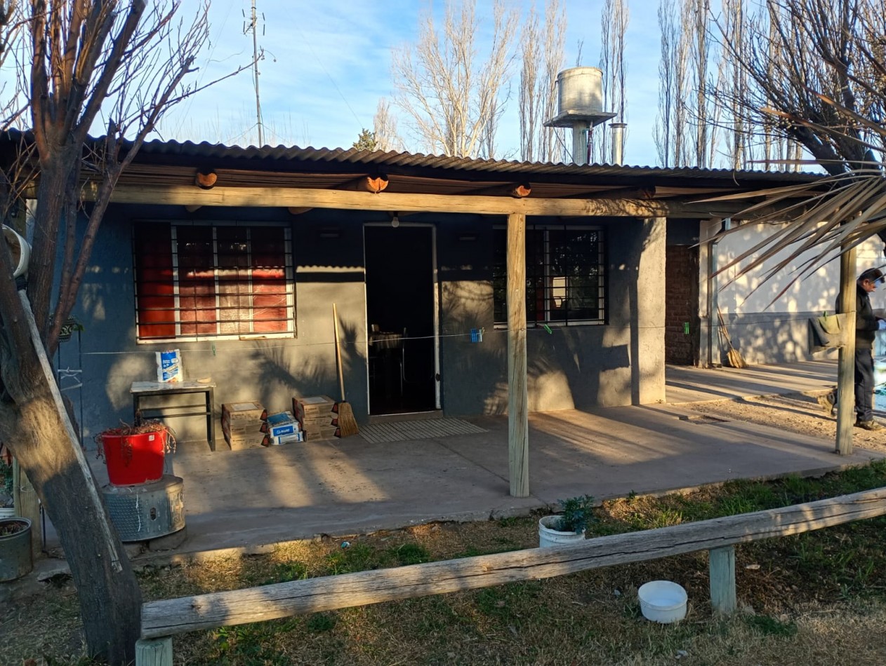 TERRENO DE 12.798 m² CON DOS CASAS Y QUINCHO EN CALLE LAS MALVINAS , EL CERRITO, SAN RAFAEL, MENDOZA