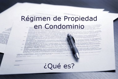 Que significa cuando una propiedad se encuentra en condominio? 